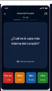 Estudia con repaso espaciado